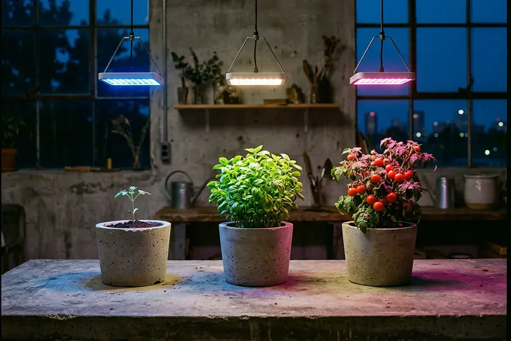 全光谱LED植物灯在各生长阶段的作用：波长科学完整解析