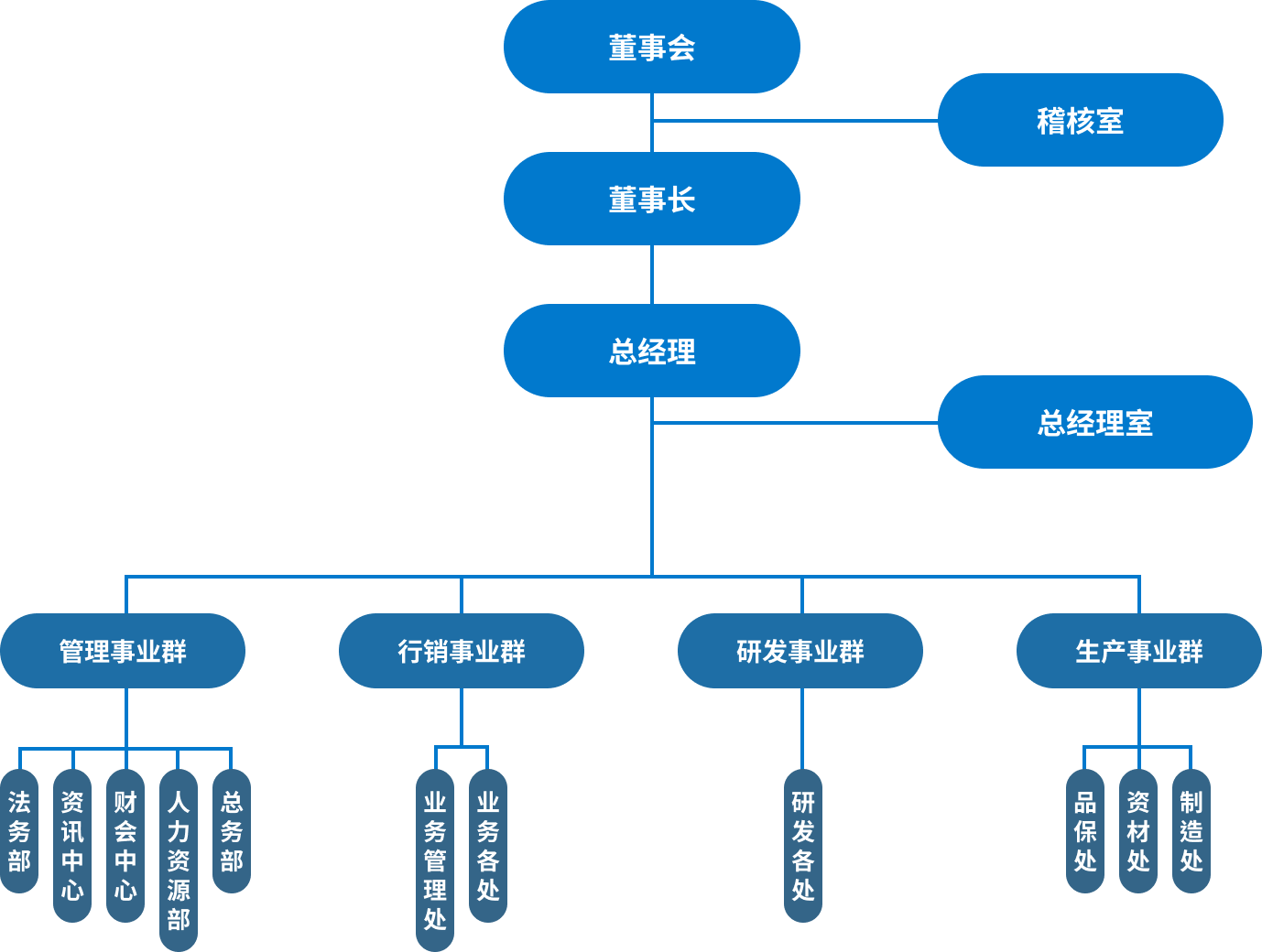 公司组织架构暨经营团队